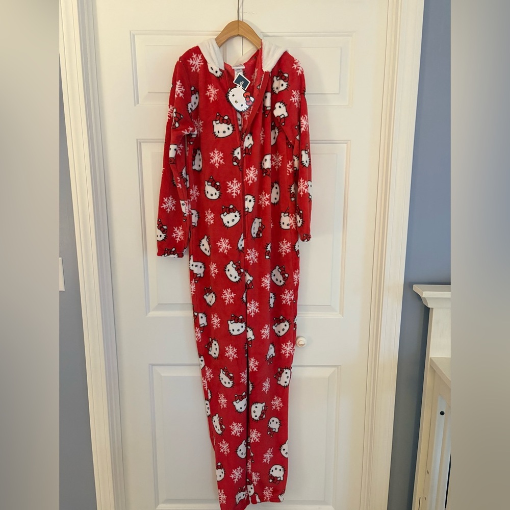 Hello Kitty Red Fleece Outfit